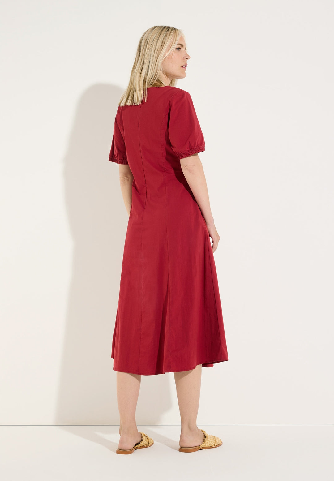 Poplin Dress, red pepper 0549 Bild 4
