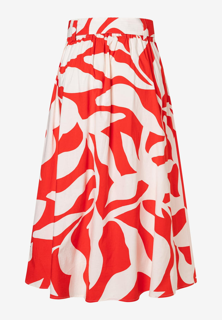 Poplin Print Skirt, modern graphical print 2539 Bild 2
