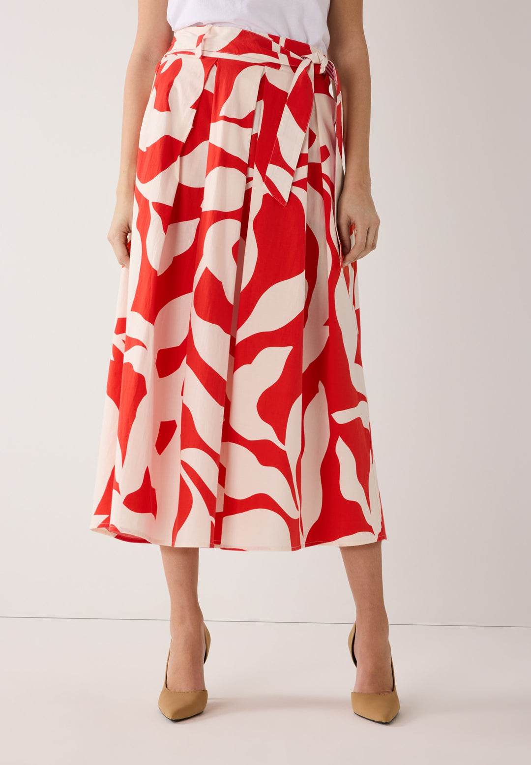 Poplin Print Skirt, modern graphical print 2539 Bild 3
