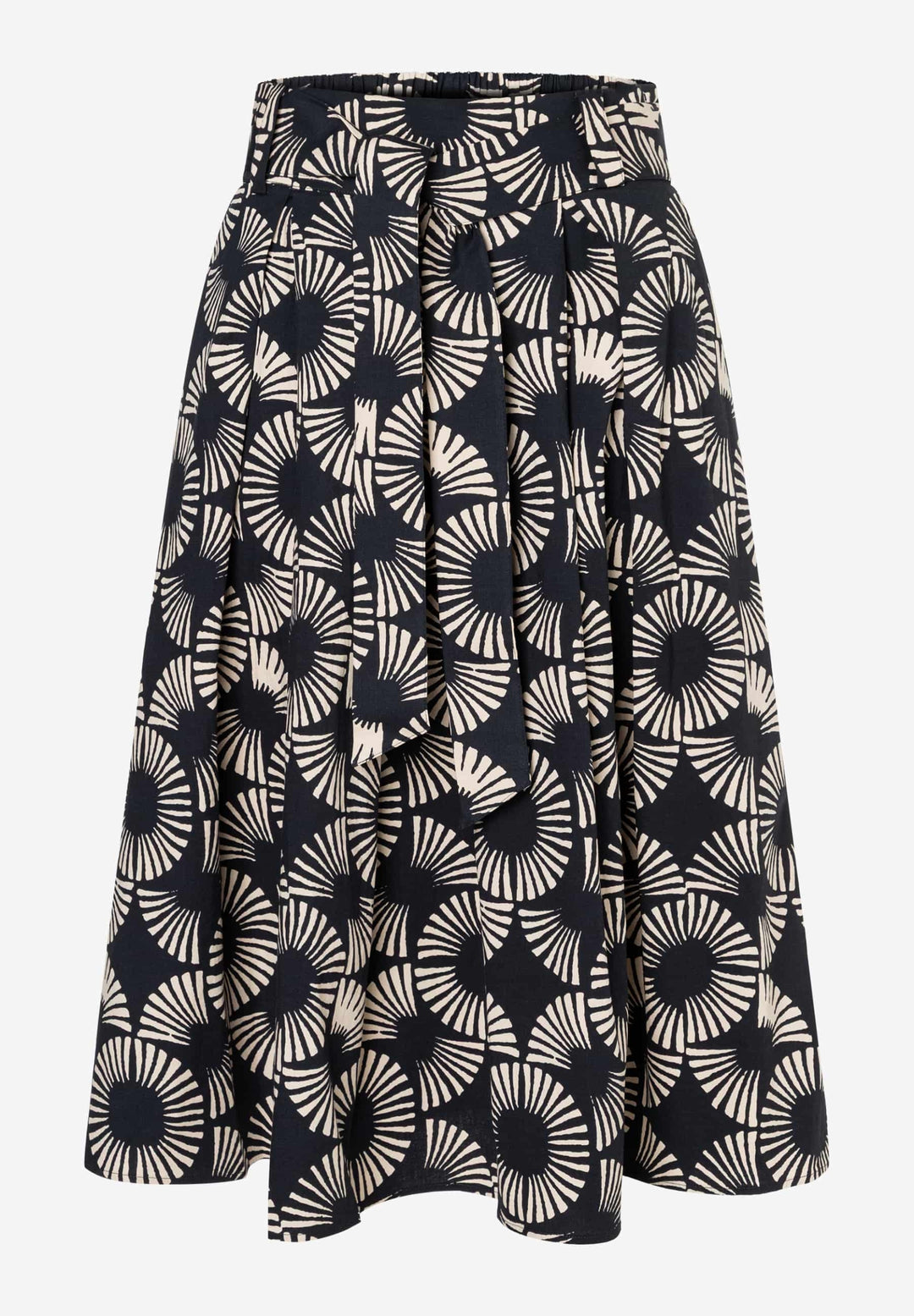 Poplin Print Skirt, small modern twotone print 2790 Bild 1
