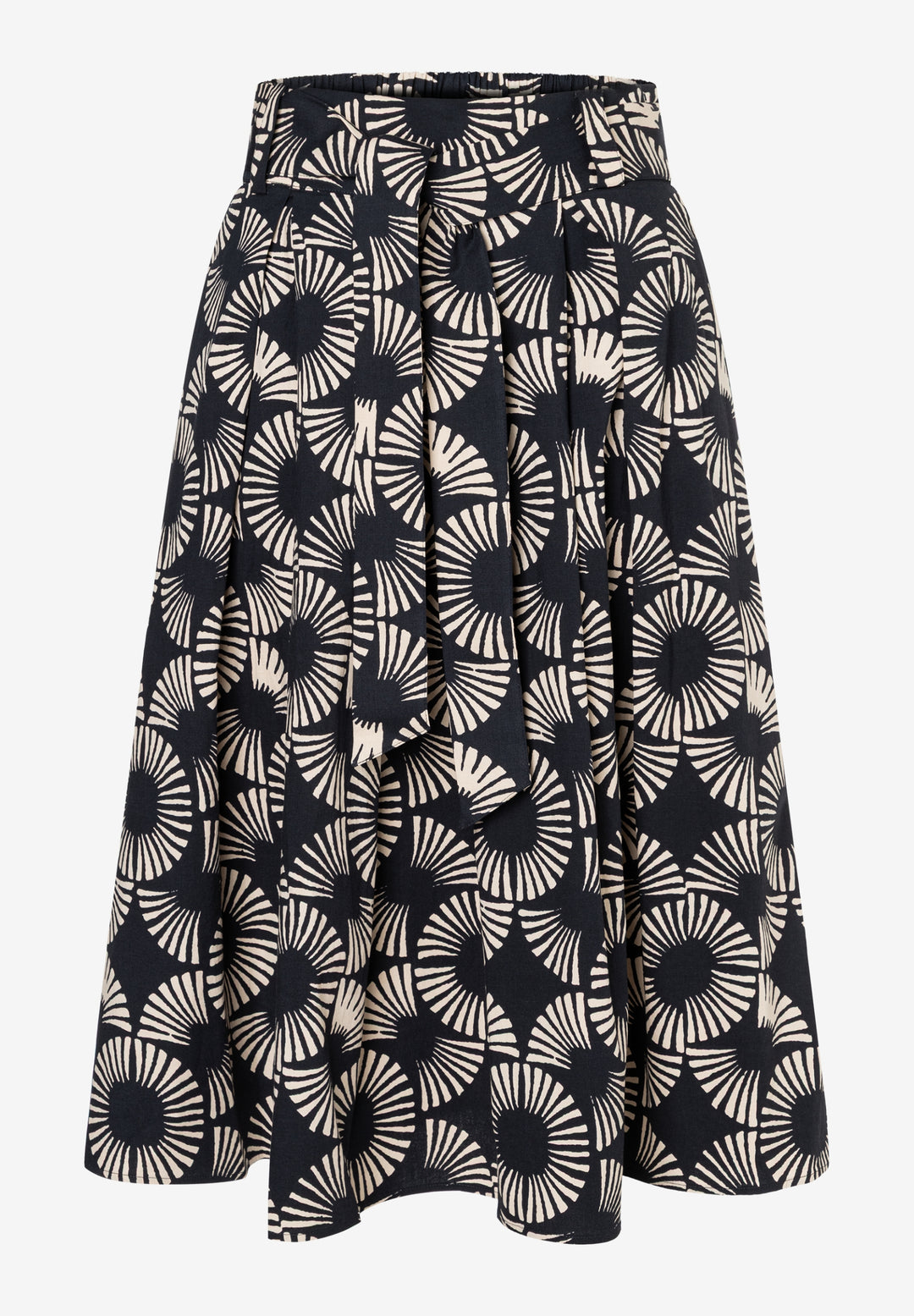Poplin Print Skirt, small modern twotone print 2790 Bild 1