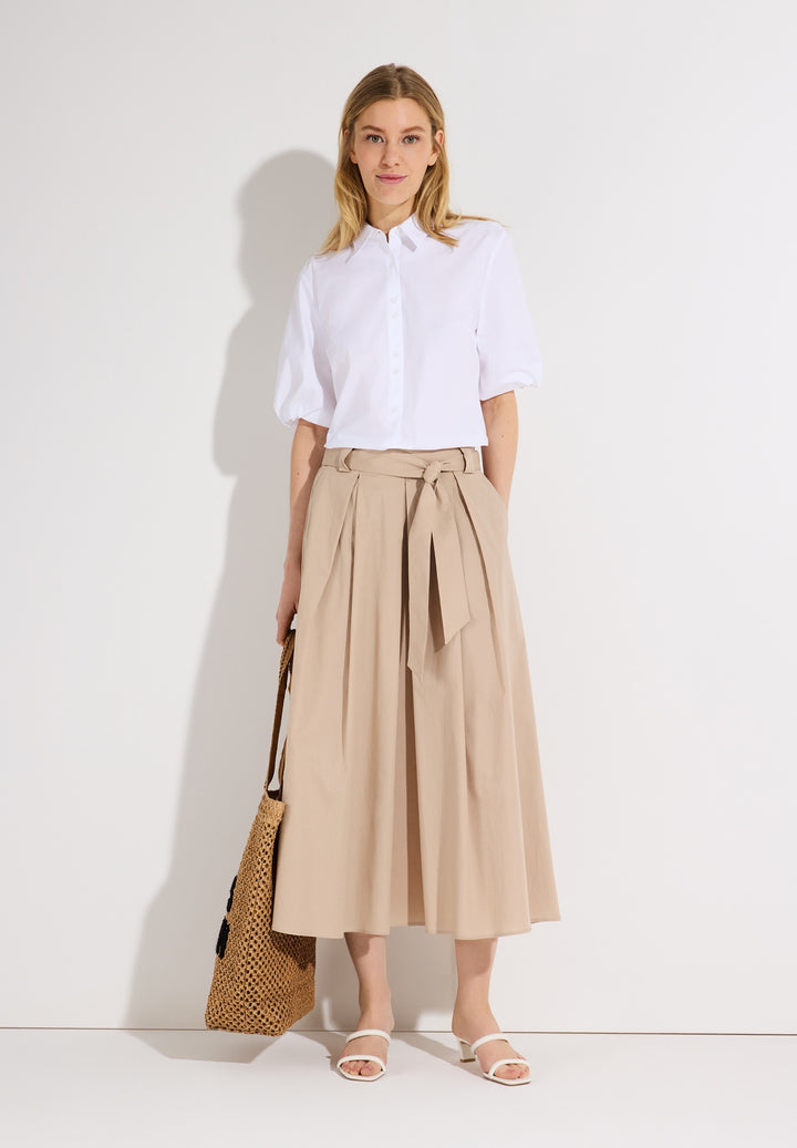 Poplin Skirt, powder beige 0214 Bild 4
