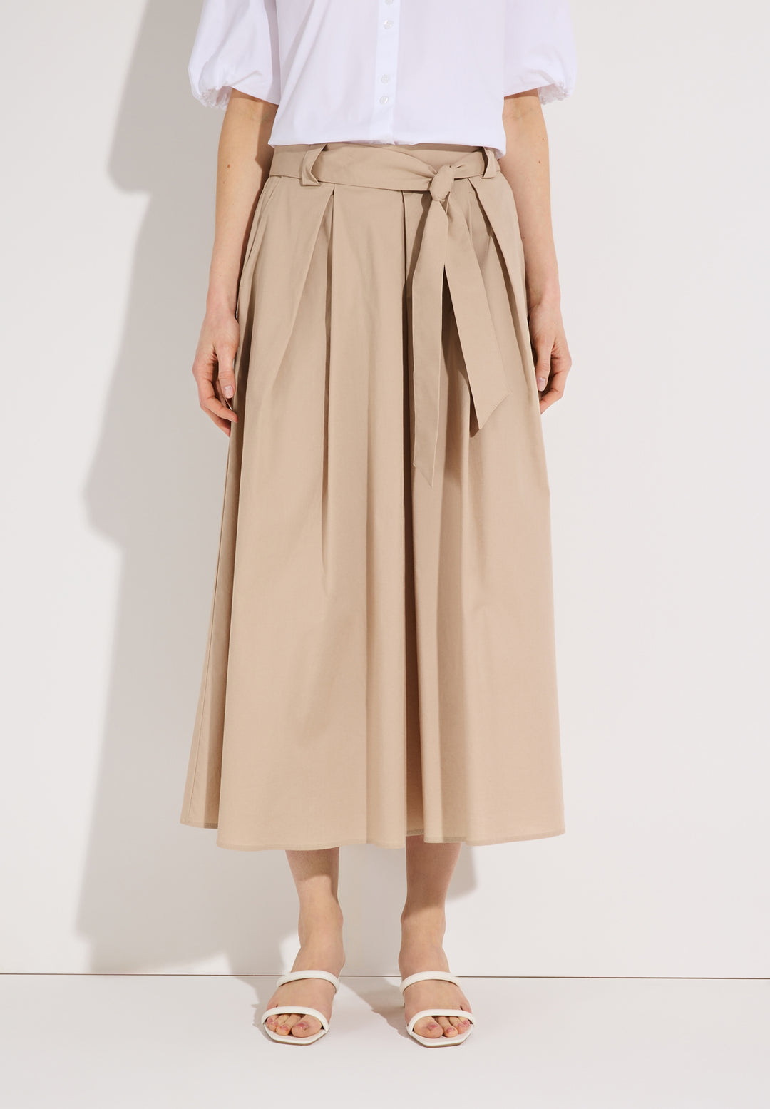 Poplin Skirt, powder beige 0214 Bild 5
