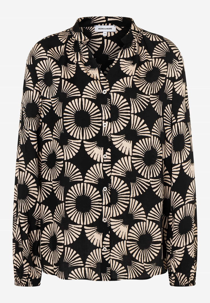 Printed Blouse, small modern twotone print 2790 Bild 1