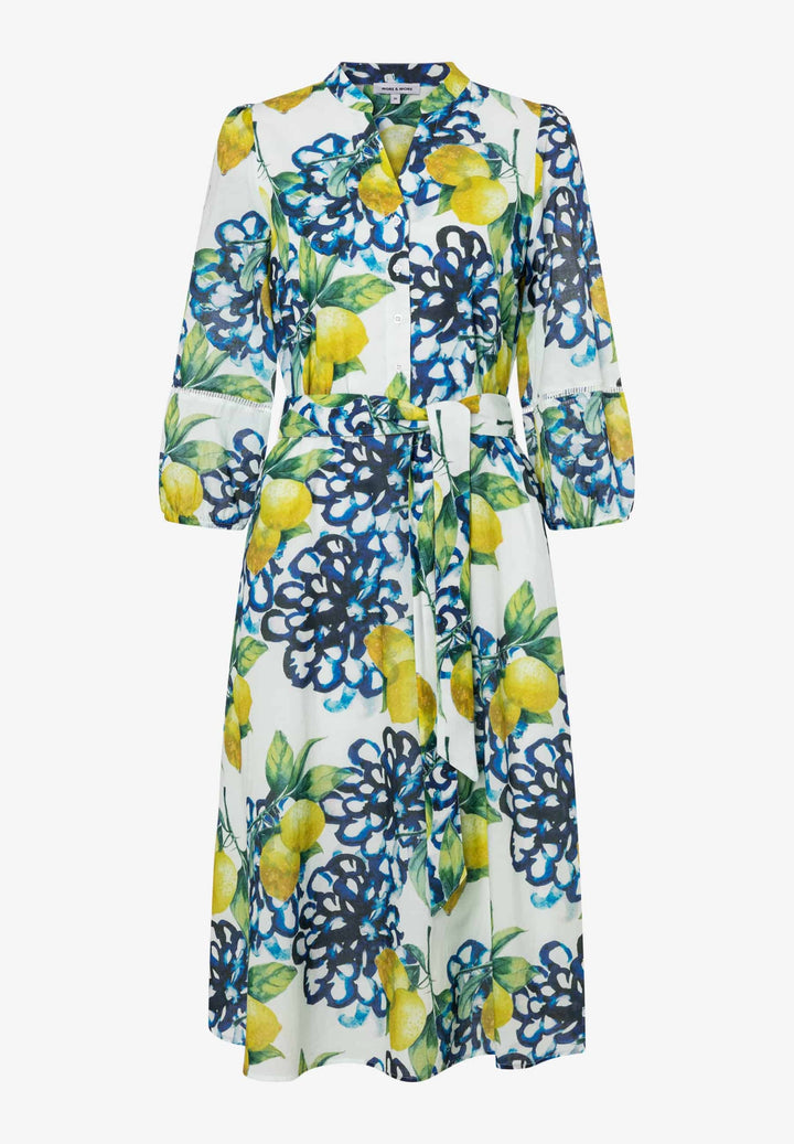 Printed CO-Voile Dress, lemon print 5041 Bild 1
