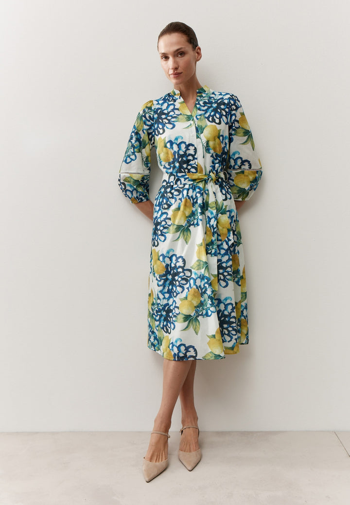 Printed CO-Voile Dress, lemon print 5041 Bild 3