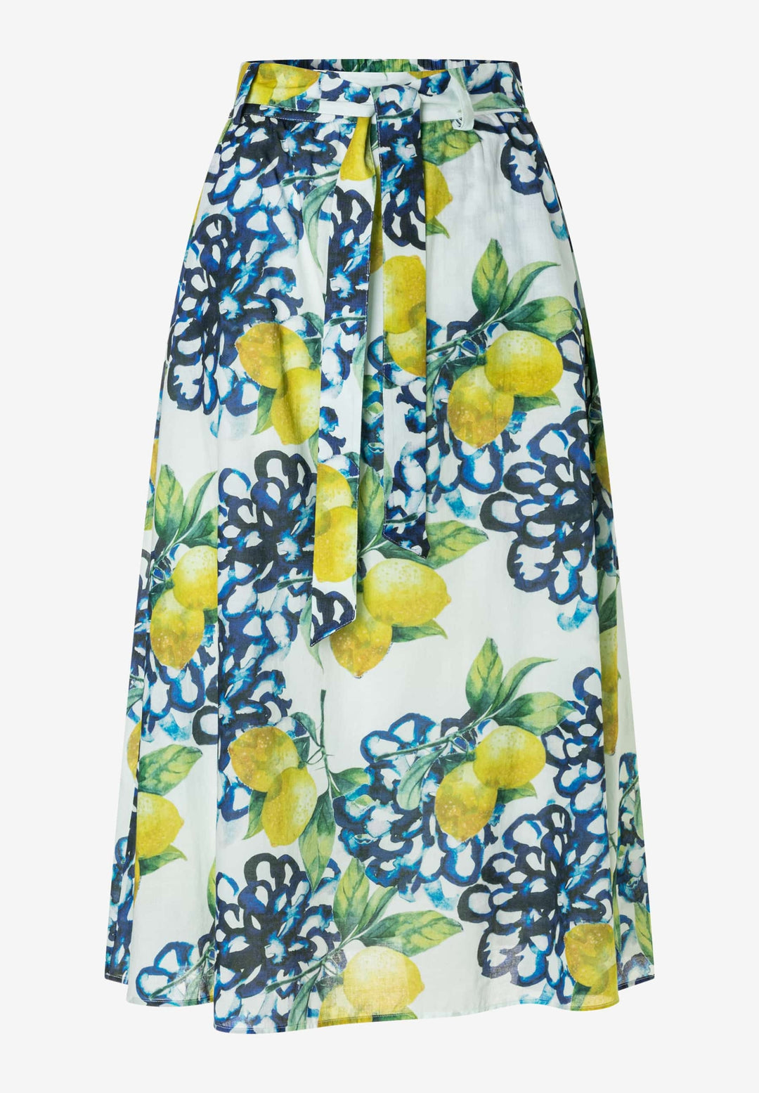 Printed CO-Voile Skirt, lemon print 5041 Bild 1