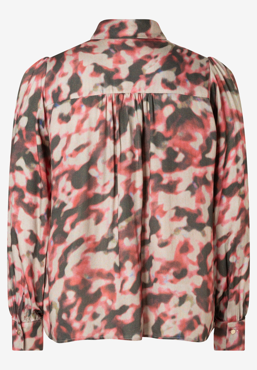 Printed Satin Blouse, watercolour flowers print 4824 Bild 2