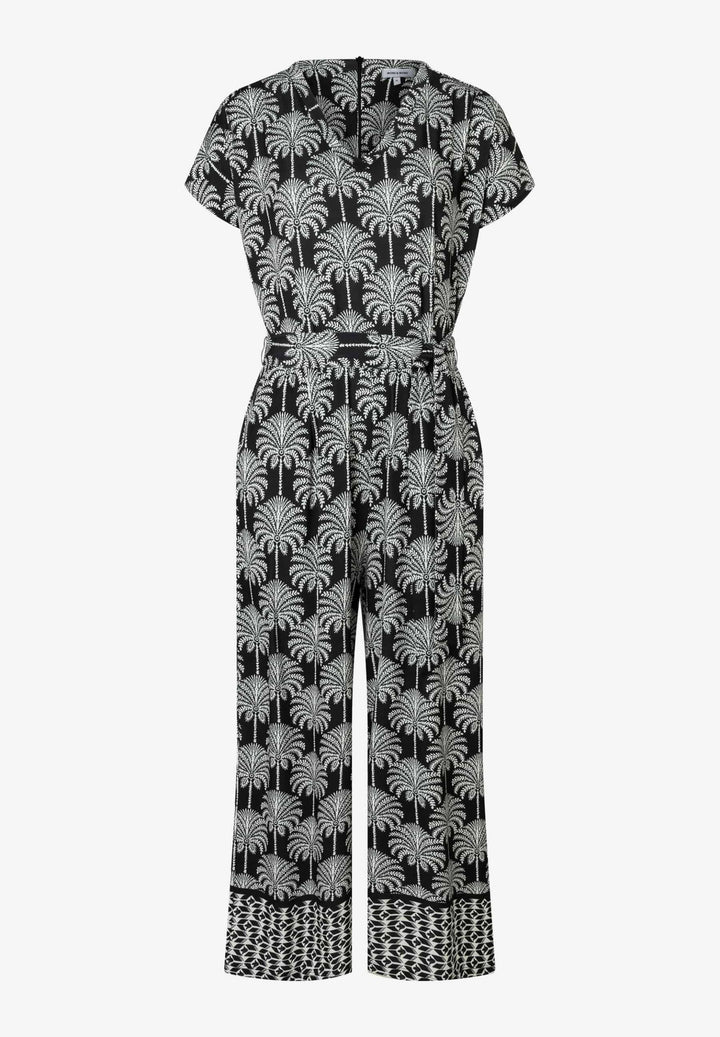 Printed Slinky Overall, twotone palm print with border 2790 Bild 1