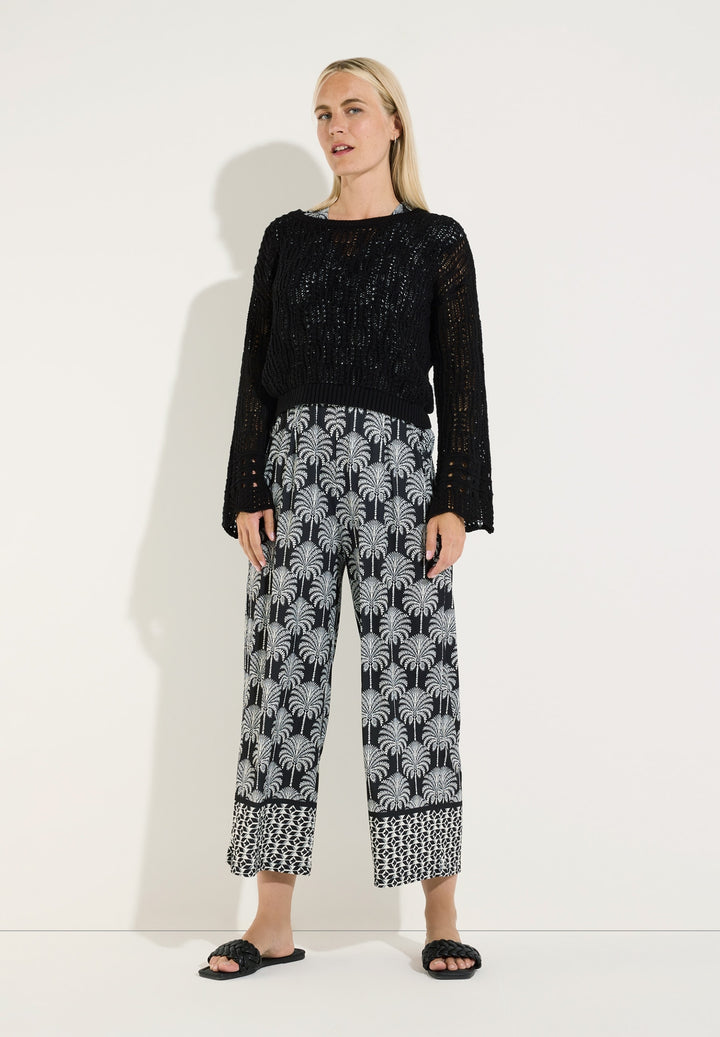 Printed Slinky Overall, twotone palm print with border 2790 Bild 2