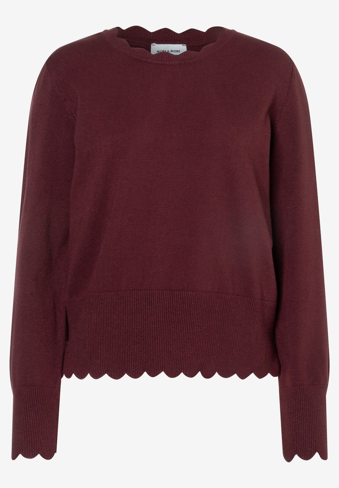 Pullover With Detail Edge, pomegranate red 0561 Bild 1