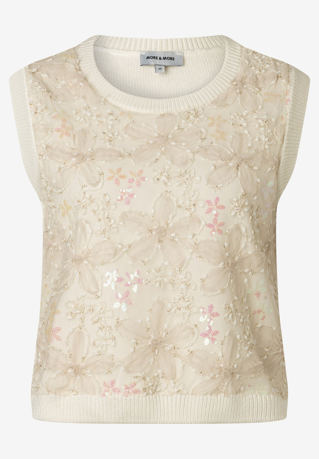Pullover with Glitter Effect, off white 0041 Bild 1