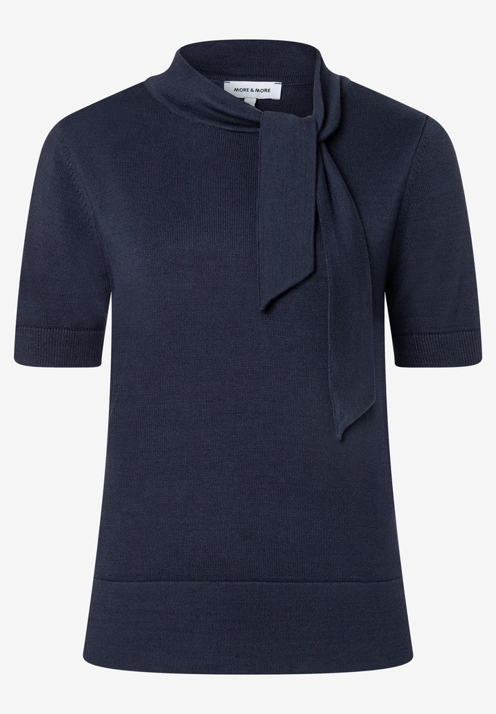 Pullover with Neck-Detail, classic blue 0373 Bild 1