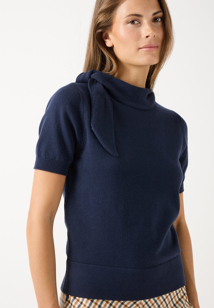 Pullover with Neck-Detail, classic blue 0373 Bild 5