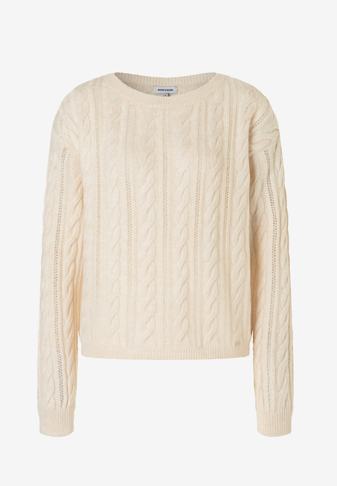 Pullover with Structure, powder creme melange 0038 Bild 1