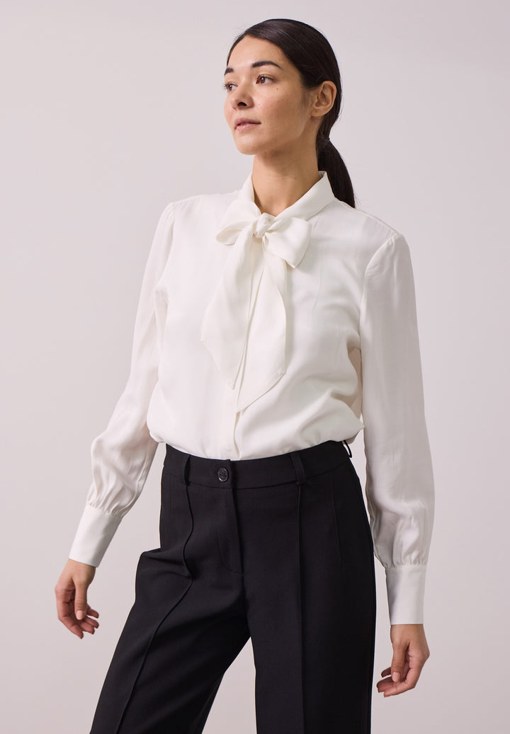 Pussycat Bow Blouse, off white 0041 Bild 3