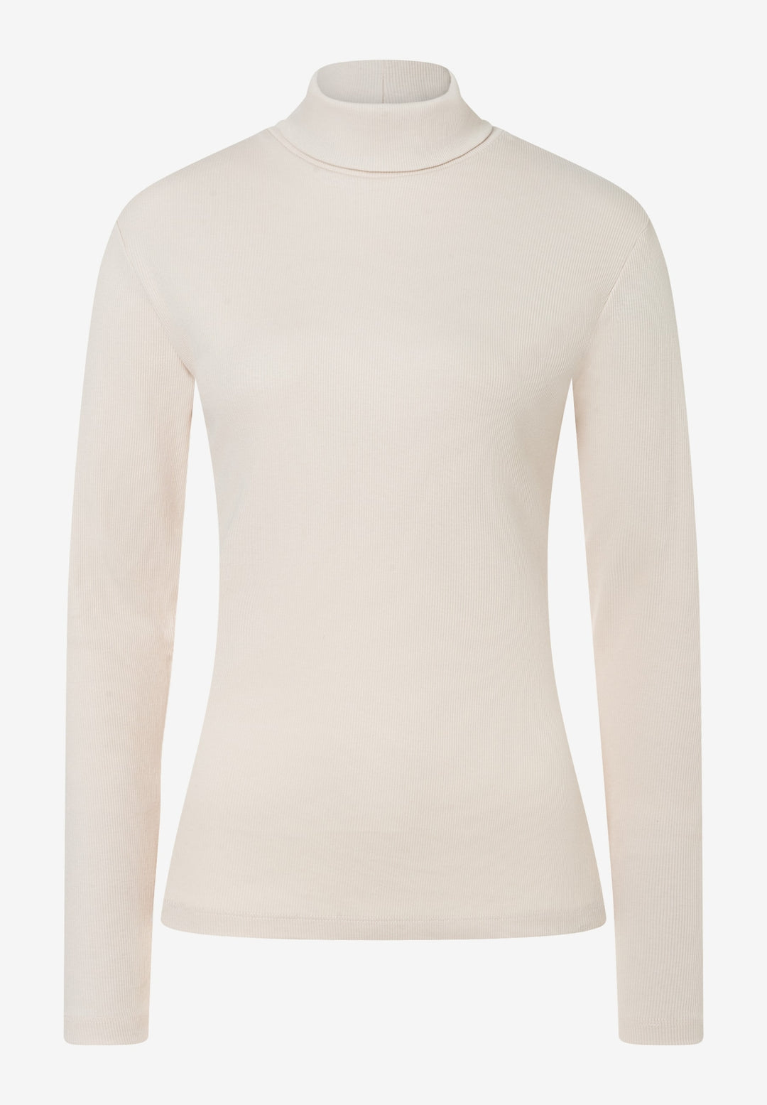 Rollneck Shirt in Rip Jersey, powder cream 0031 Bild 1