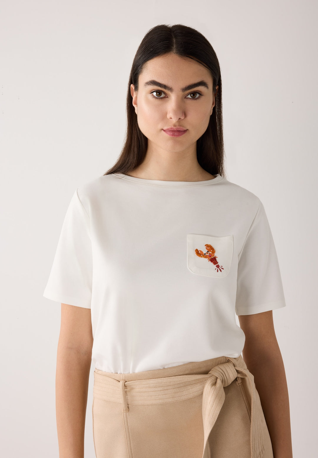 Shirt with Embellishment, off white 0041 Bild 3