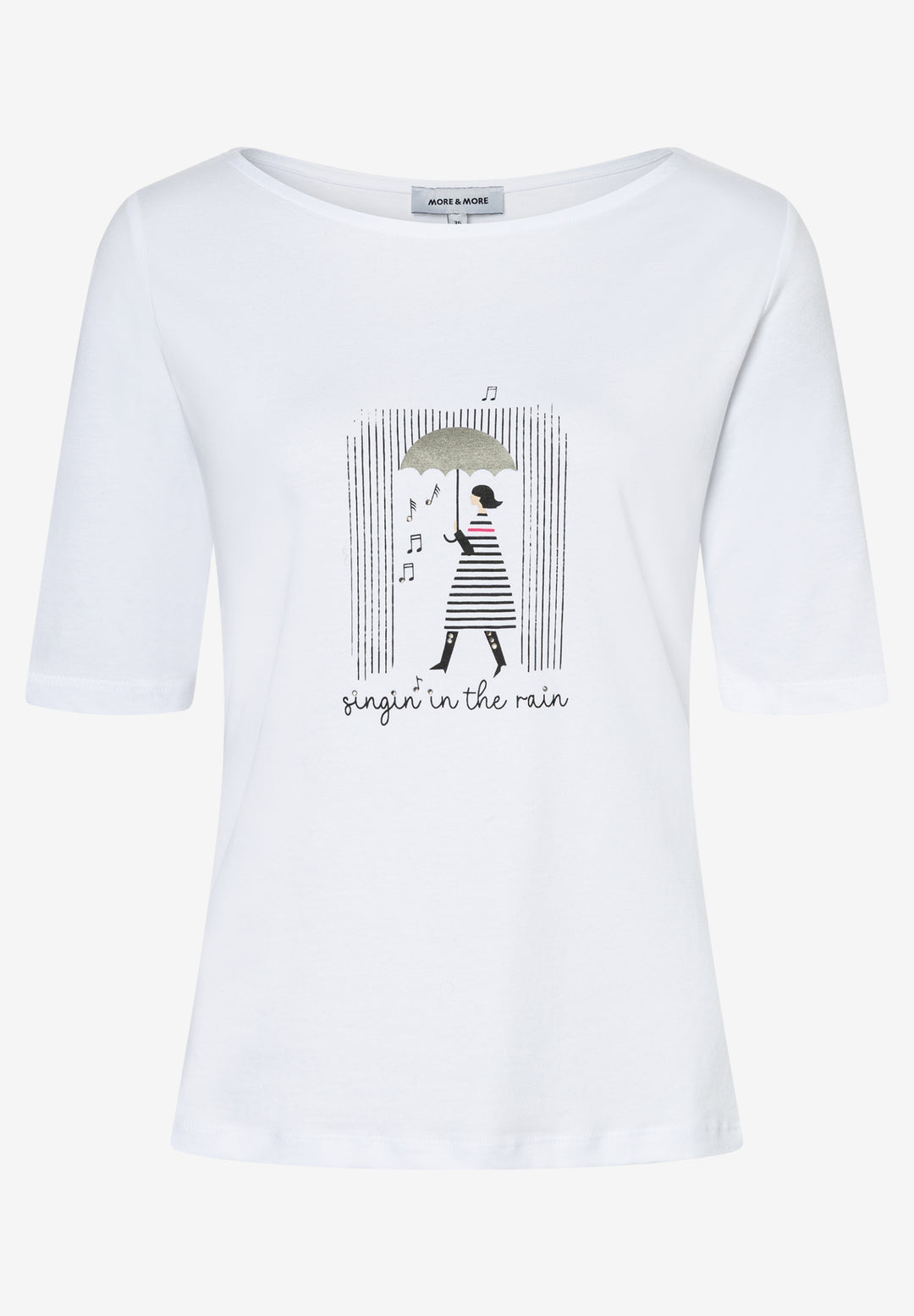 Shirt with Front Print, white 0010 Bild 1