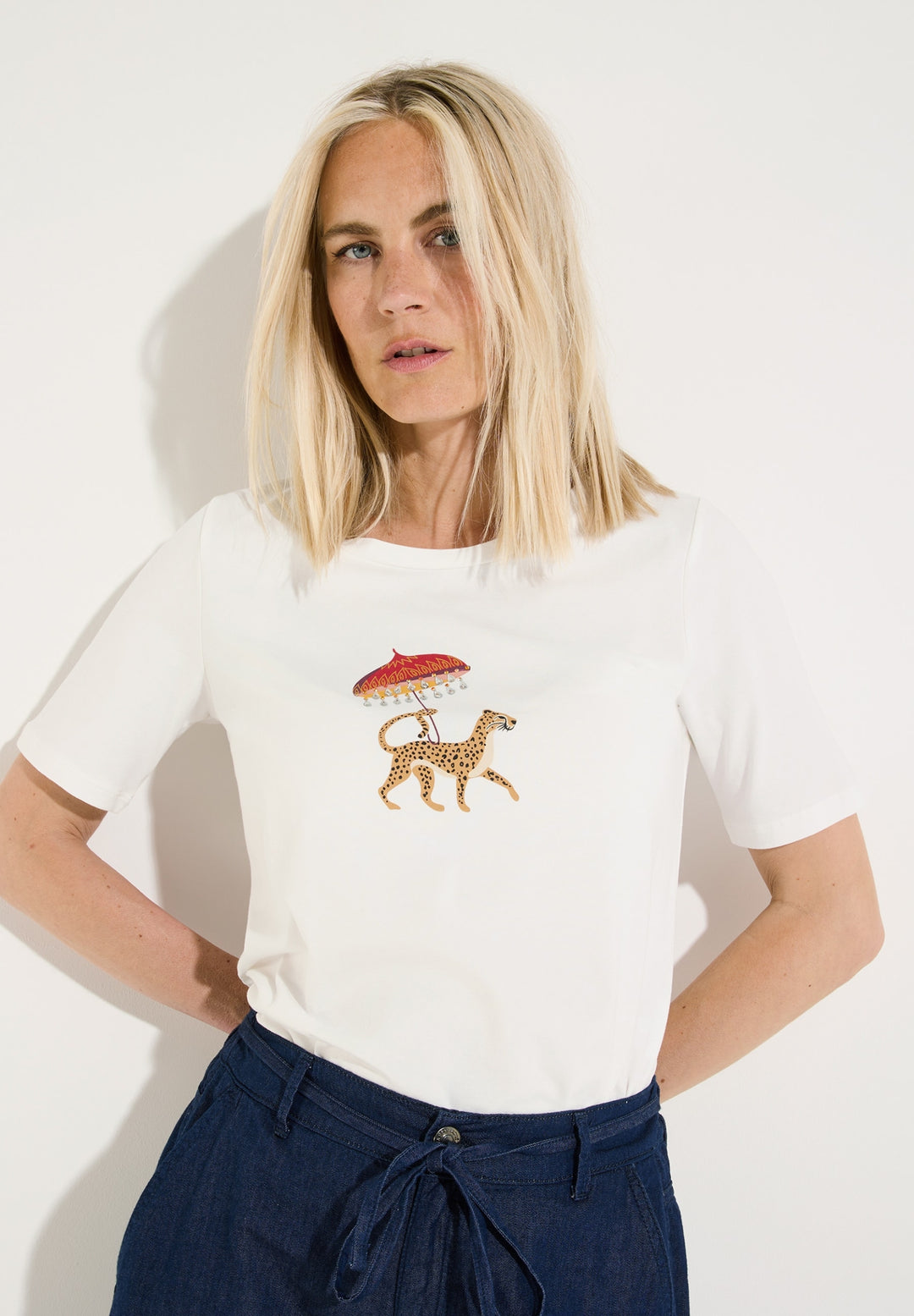 Shirt with Funny Motive, off white 0041 Bild 6