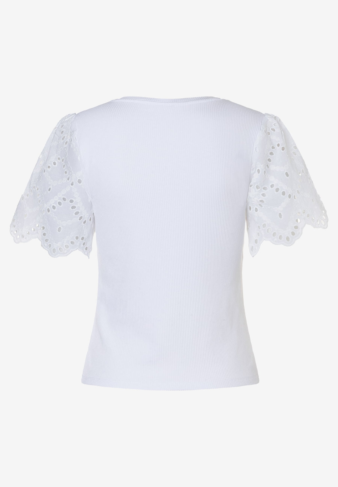 Shirt with Lace-Sleeves, white 0010 Bild 2
