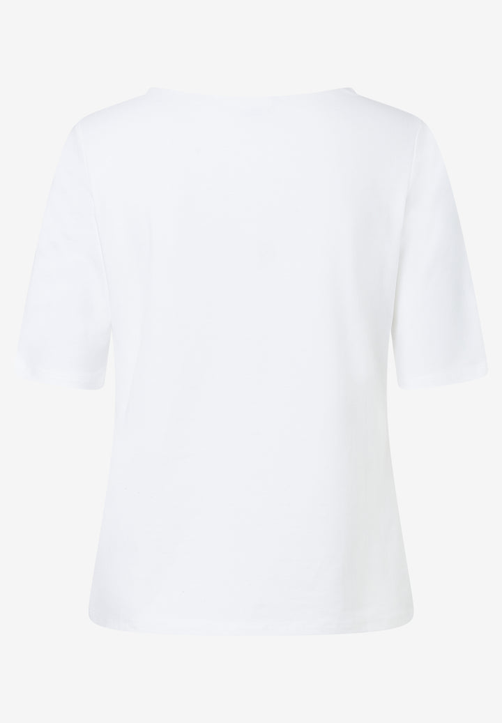 Shirt with Placement Print, white 0010 Bild 2