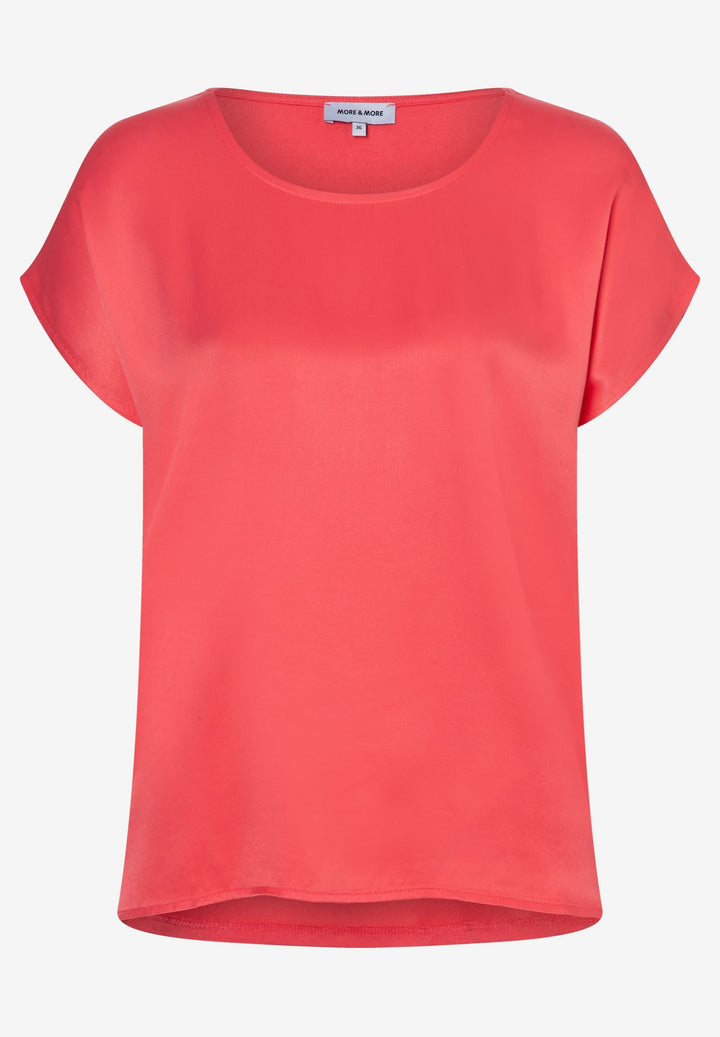 Shirt With Satin Front, faded rose 0865 Bild 1