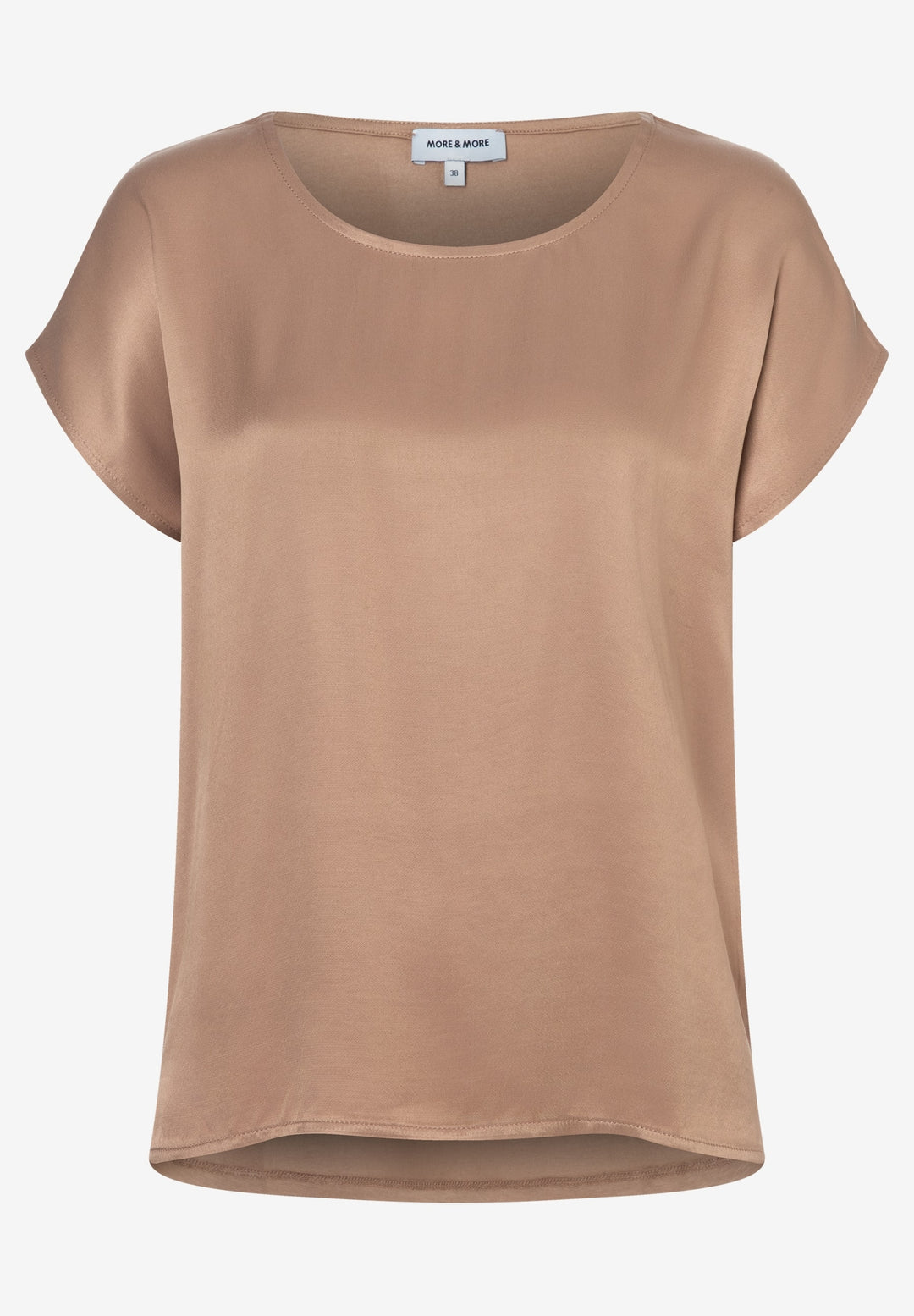Shirt With Satin Front, ginger brown 0280 Bild 1
