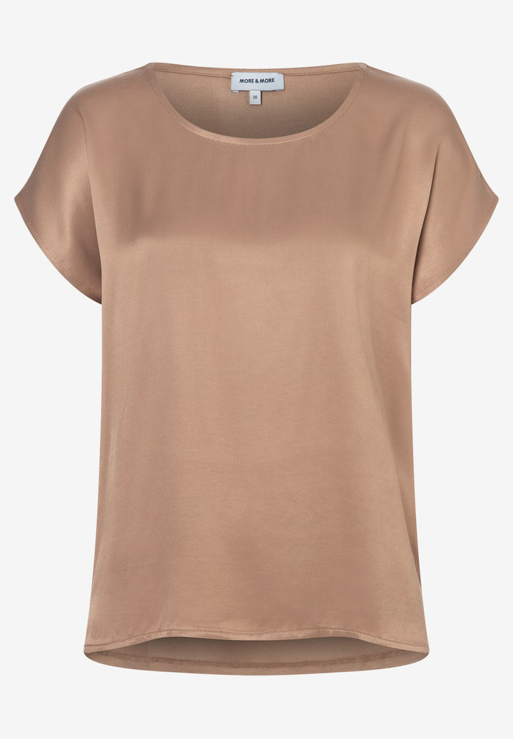 Shirt With Satin Front, ginger brown 0280 Bild 1