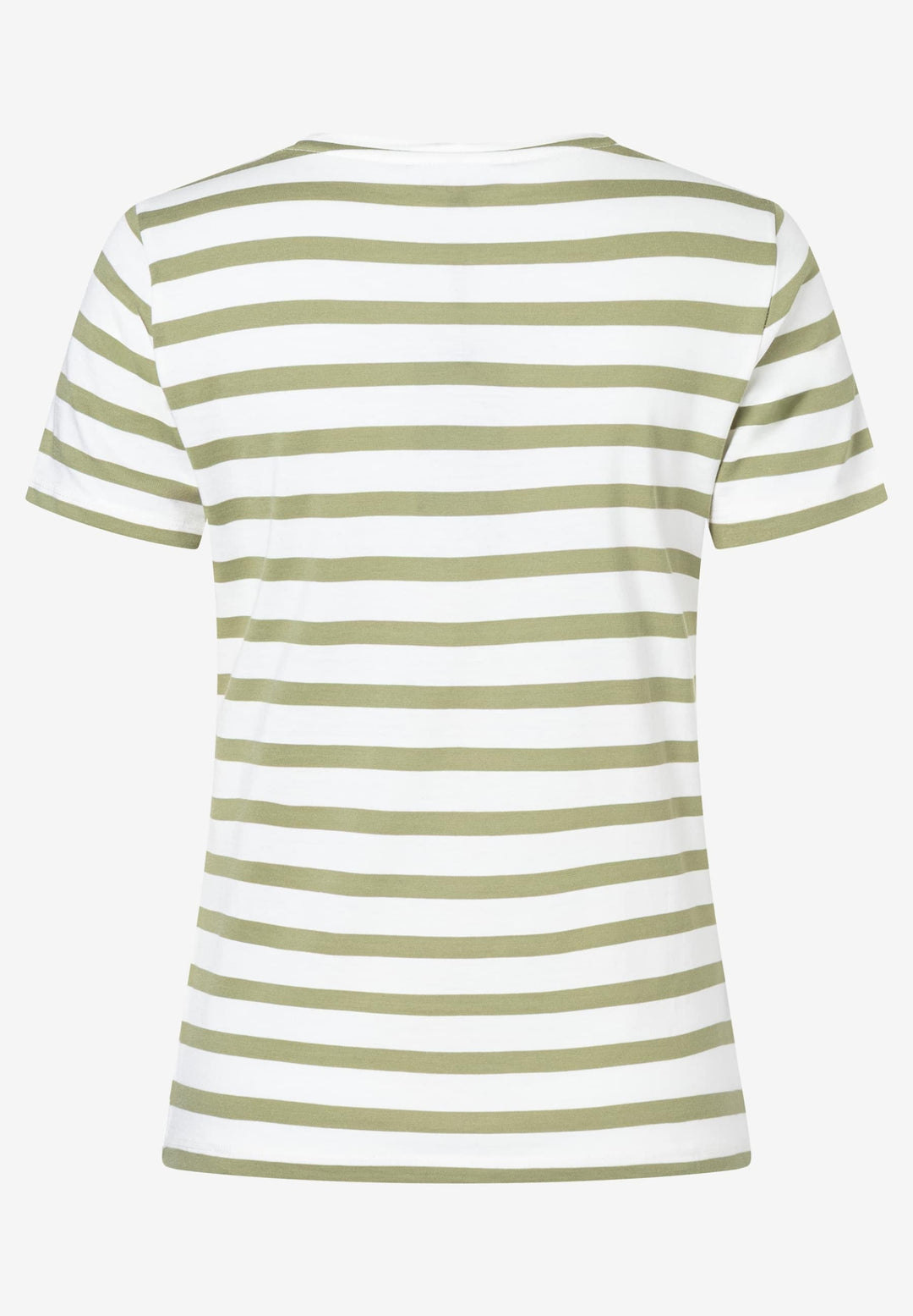Shirt with Stripes and Artwork wit, irreguar stripe offwhite spring gre 2623 Bild 2