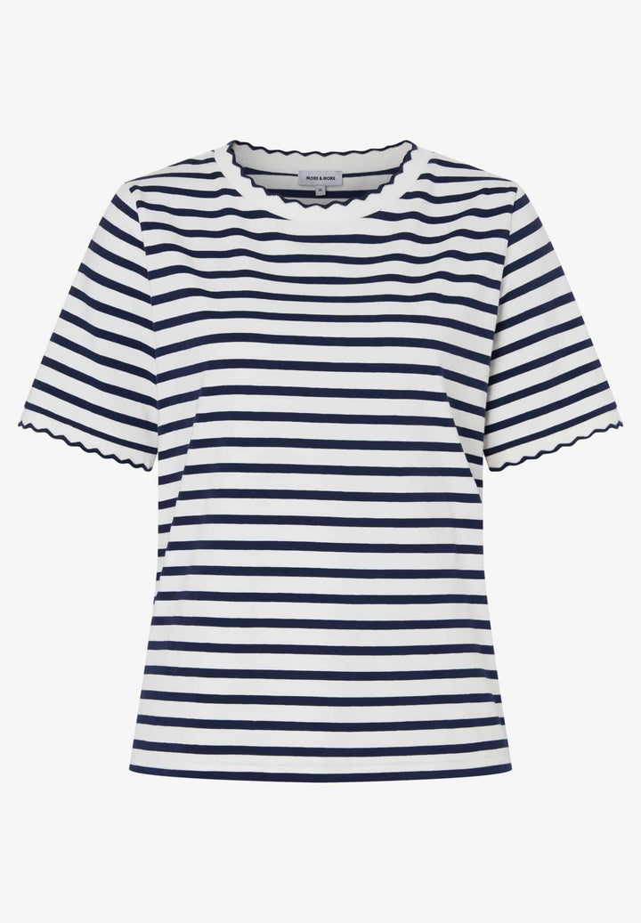 Shirt with Weavy Rip-Tape, jersey stripe classic blue offwhite 2041 Bild 1