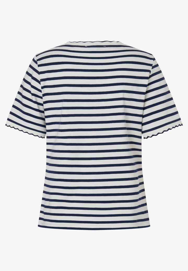 Shirt with Weavy Rip-Tape, jersey stripe classic blue offwhite 2041 Bild 2