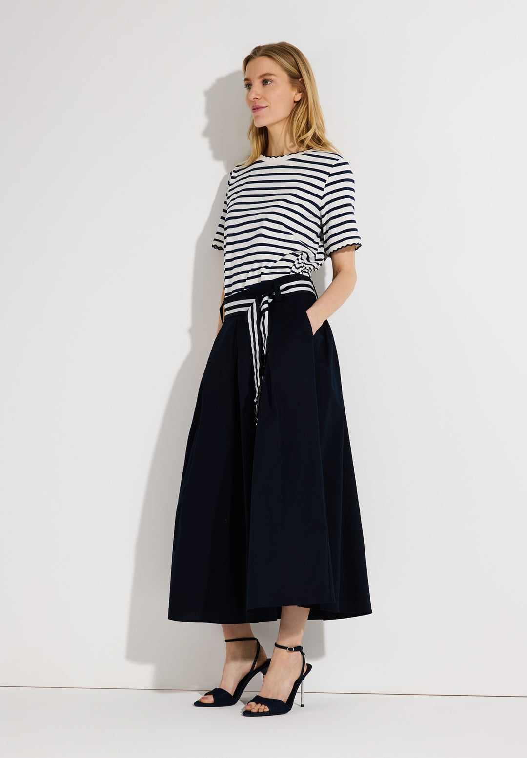 Shirt with Weavy Rip-Tape, jersey stripe classic blue offwhite 2041 Bild 4