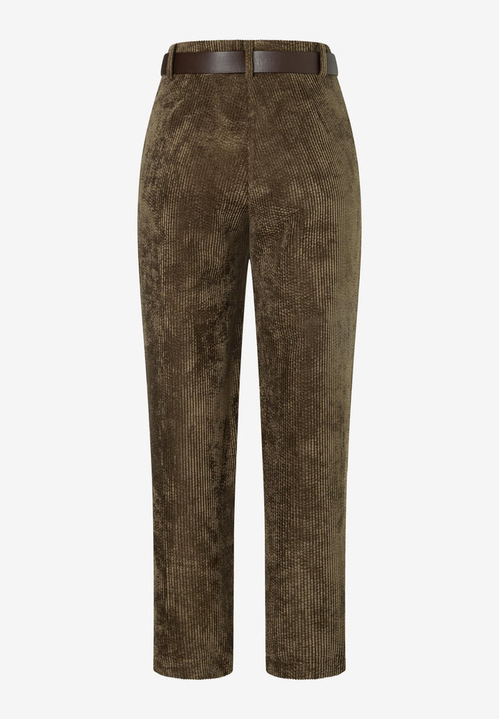 Soft Corduroy Barrel Leg Pants, modern green 0642 Bild 2