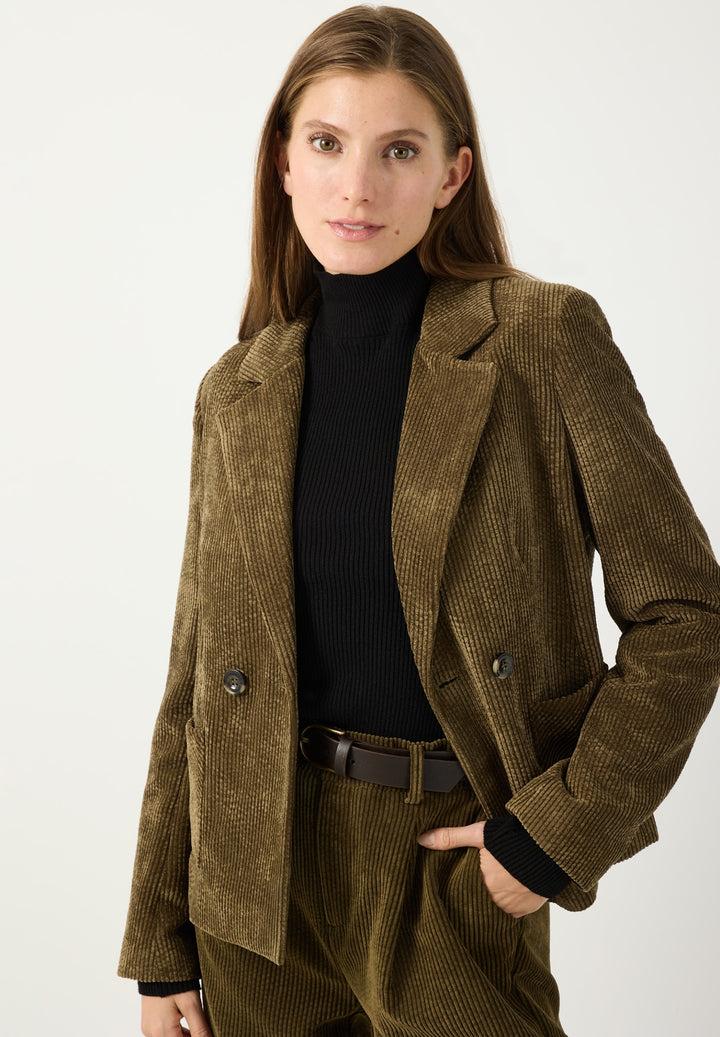 Soft Corduroy Blazer, modern green 0642 Bild 3