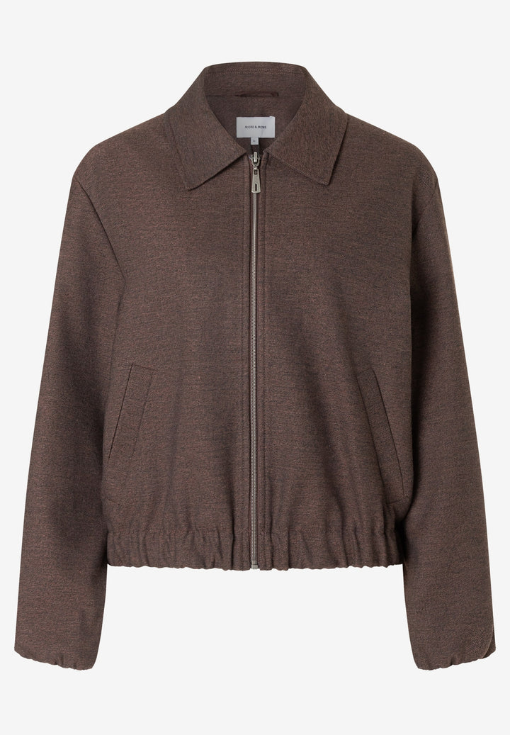 Soft Melange Blouson, dark espresso melange 2279 Bild 1