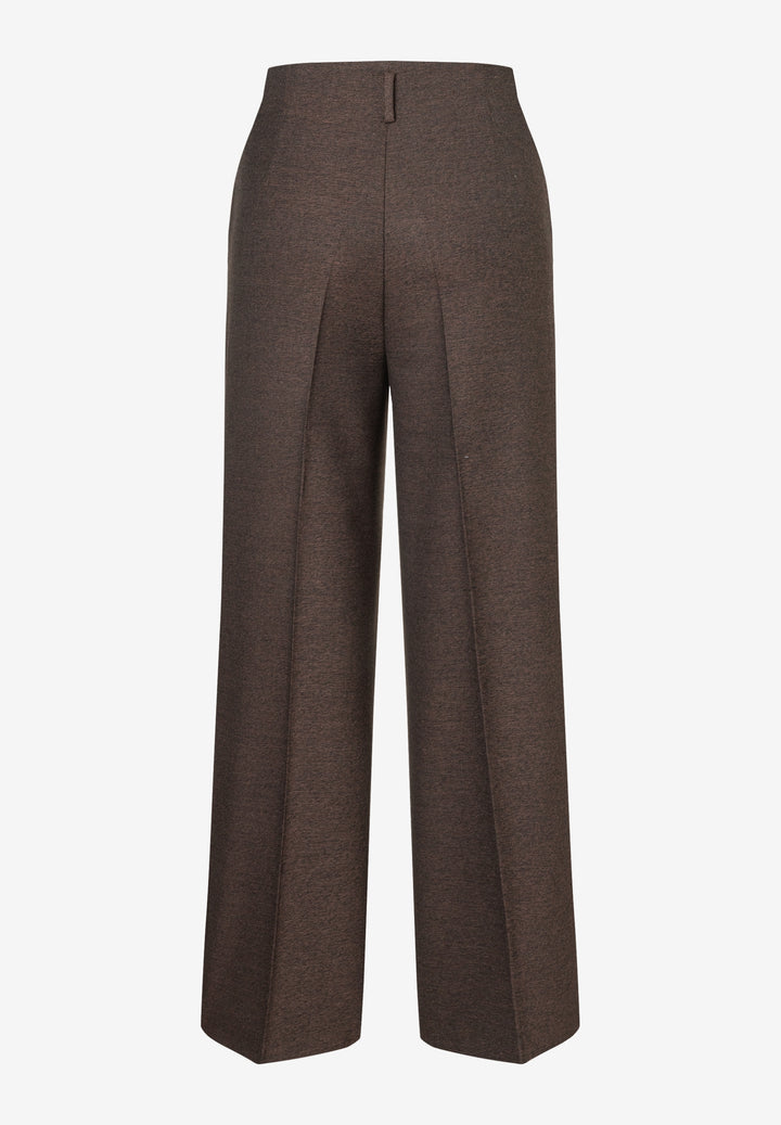 Soft Melange Wide Leg Pants, dark espresso melange 2279 Bild 2