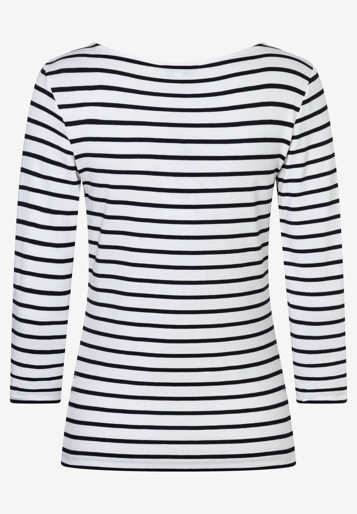 Striped Shirt, 3/4 Sleeve, jersey stripe wide 2010 Bild 2