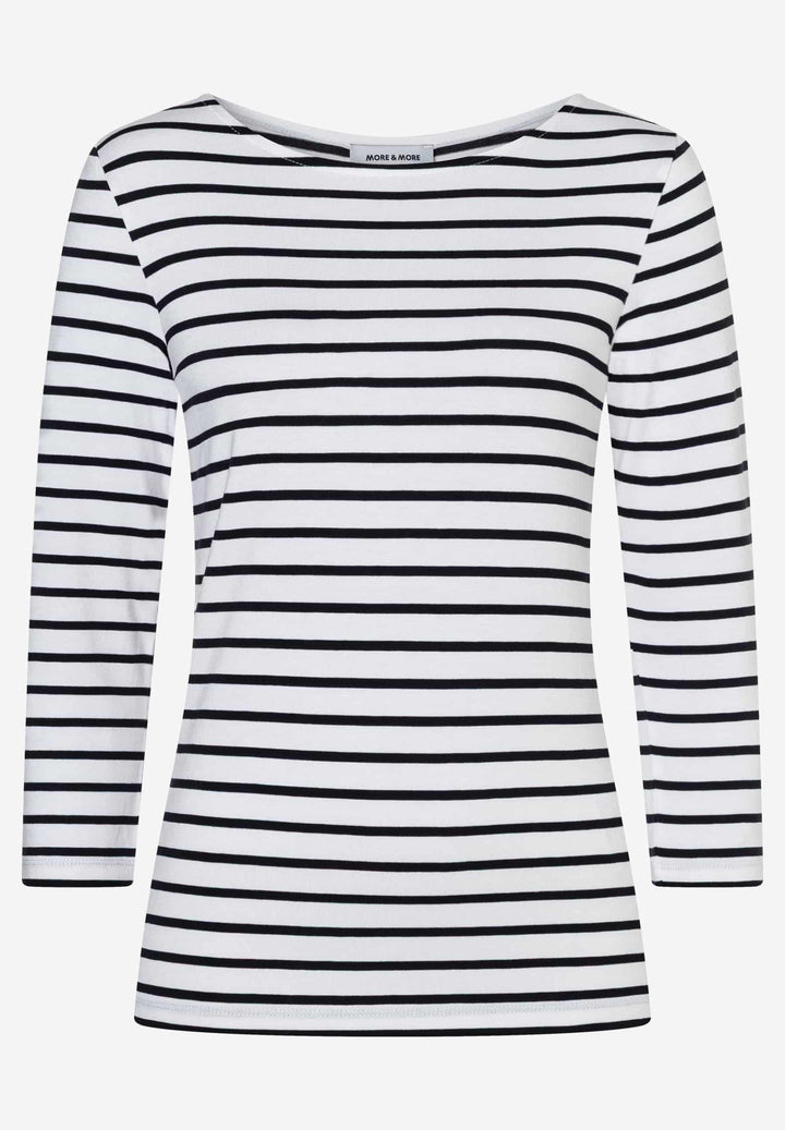 Striped Shirt, 3/4 Sleeve, jersey stripe wide 2010 Bild 5