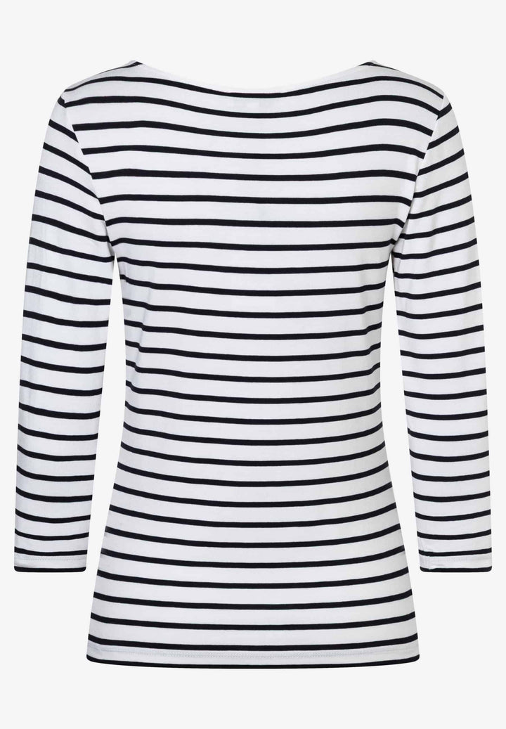 Striped Shirt, 3/4 Sleeve, jersey stripe wide 2010 Bild 6