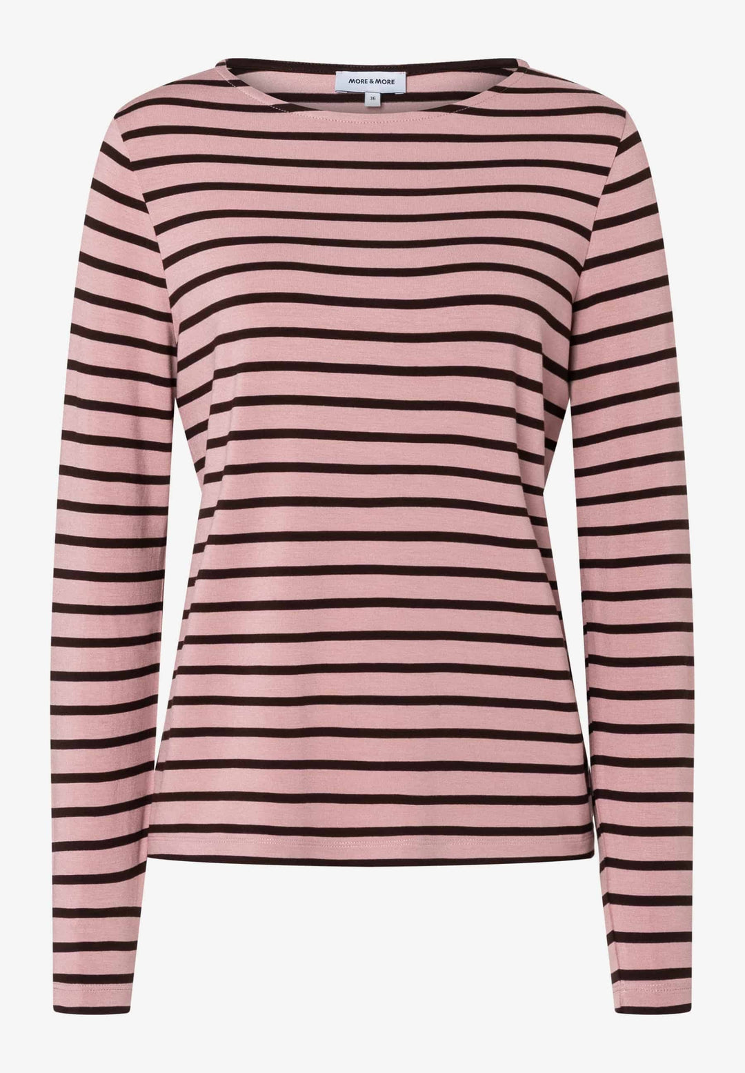 Striped Shirt, small yarn stripes jersey 2858 Bild 1
