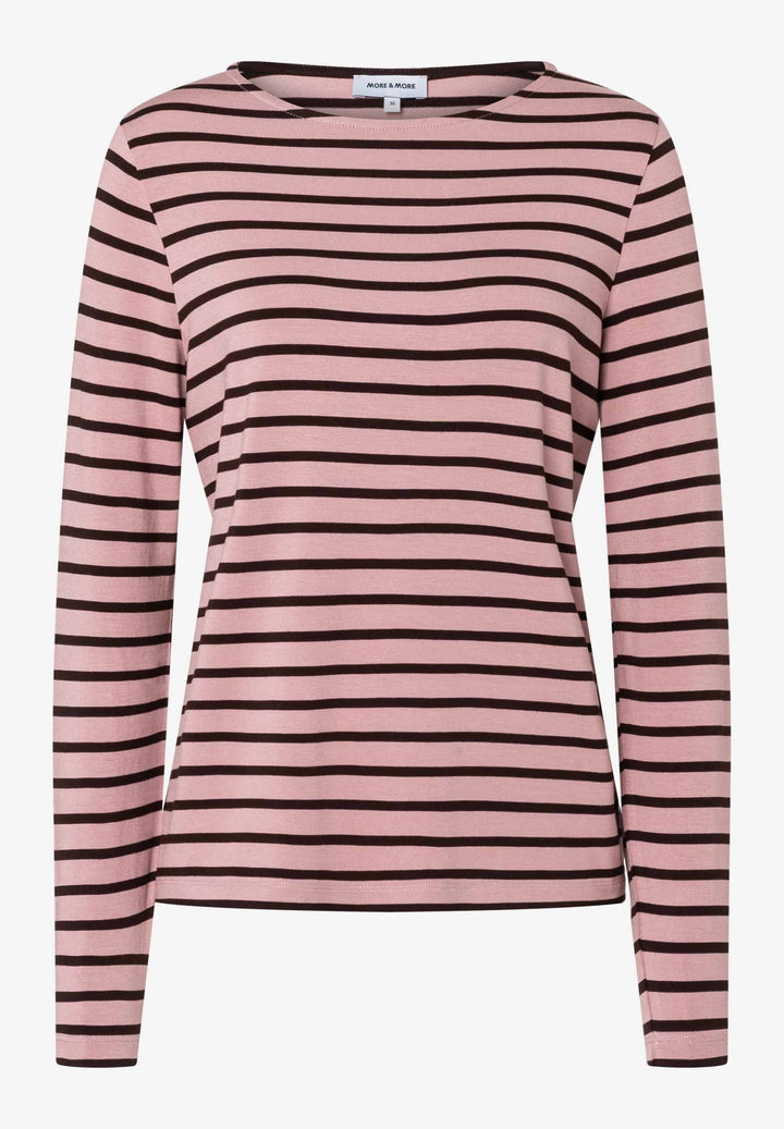 Striped Shirt, small yarn stripes jersey 2858 Bild 1