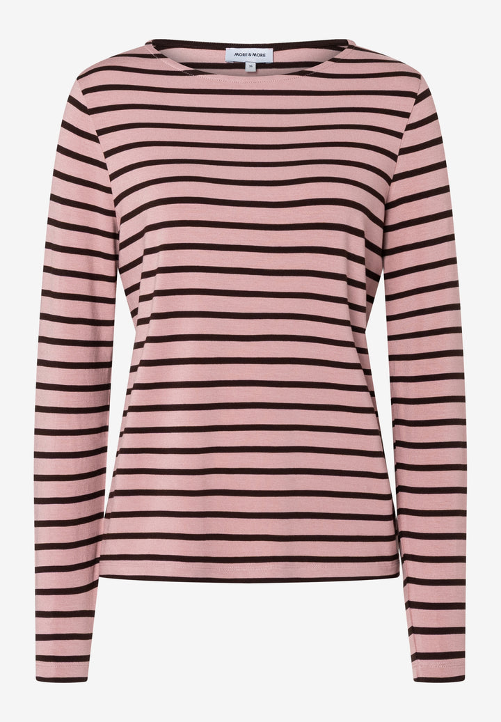 Striped Shirt, small yarn stripes jersey 2858 Bild 1