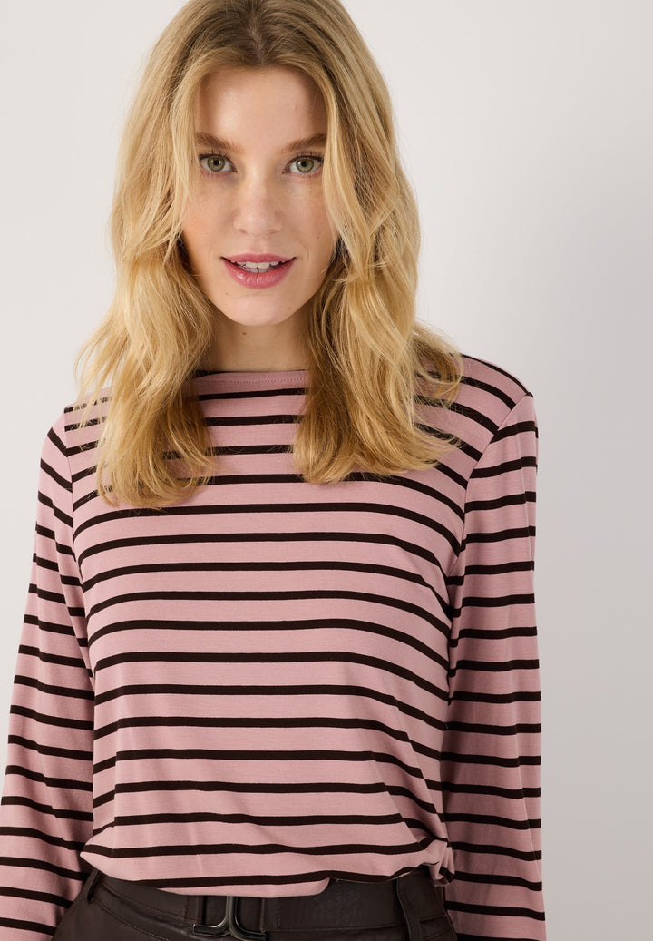 Striped Shirt, small yarn stripes jersey 2858 Bild 3