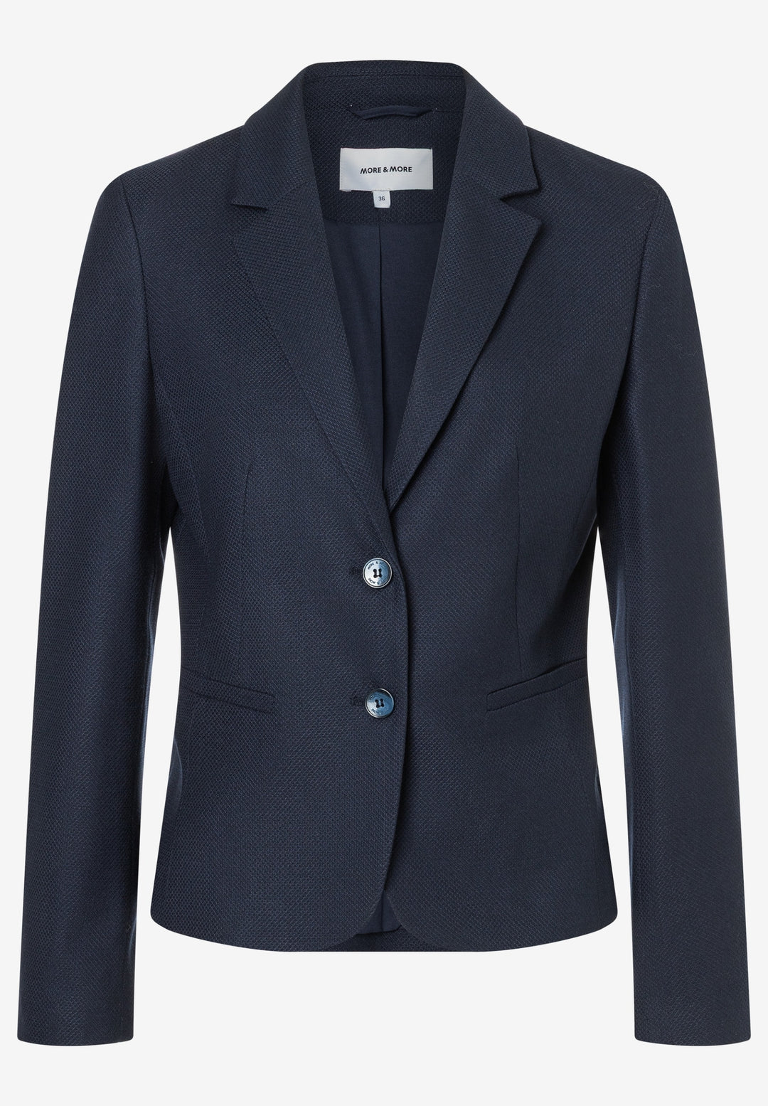 Structured Blazer, marine 0375 Bild 1