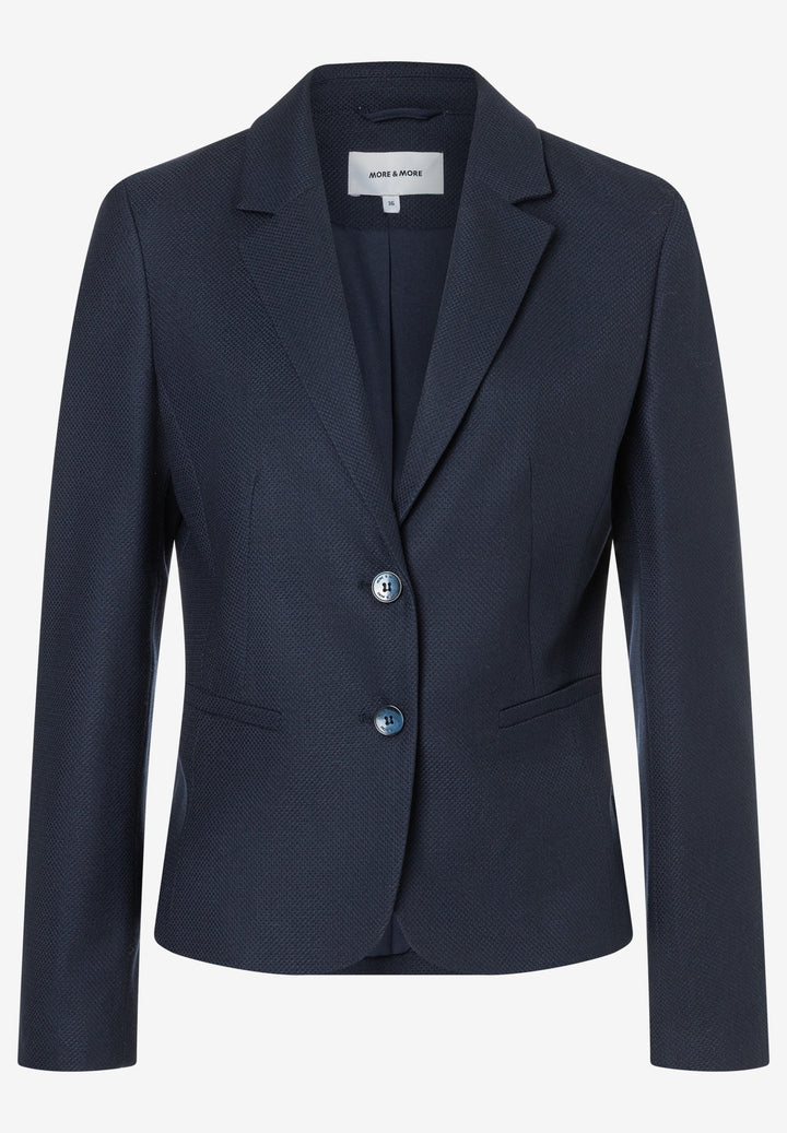 Structured Blazer, marine 0375 Bild 1