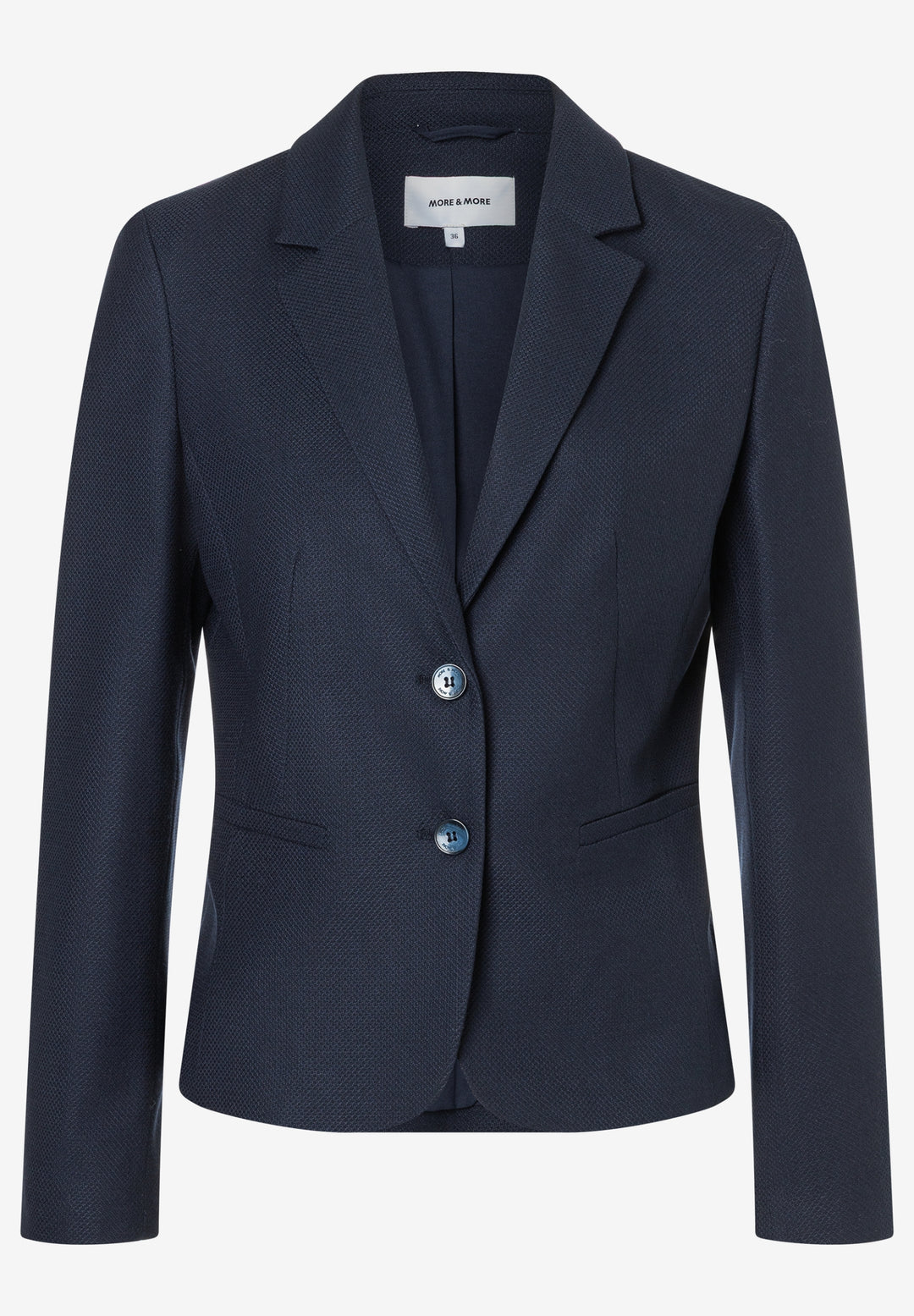 Structured Blazer, marine 0375 Bild 1