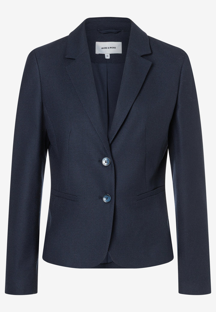 Structured Blazer, marine 0375 Bild 1