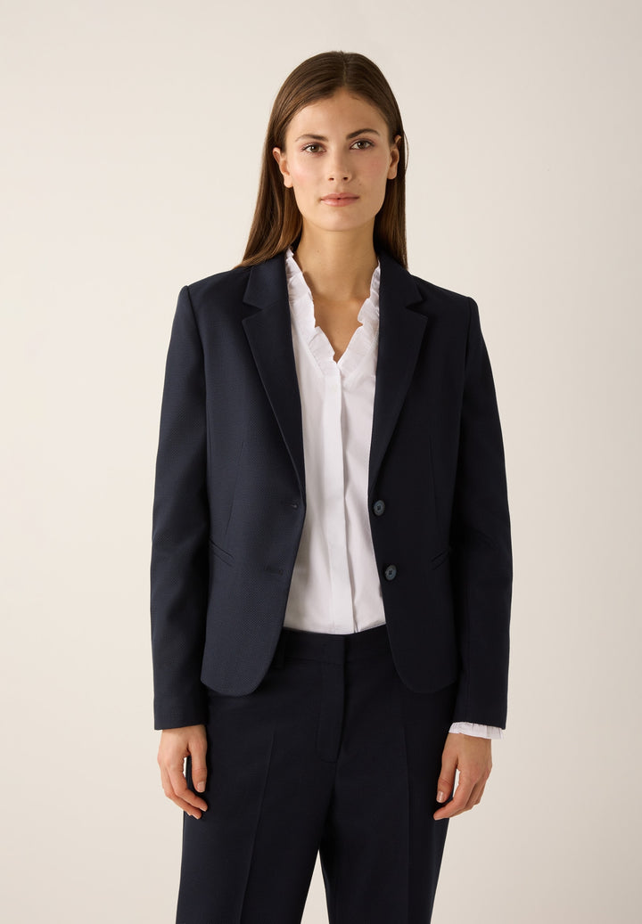 Structured Blazer, marine 0375 Bild 3