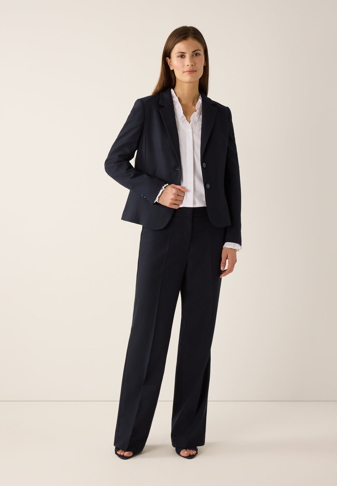 Structured Blazer, marine 0375 Bild 4